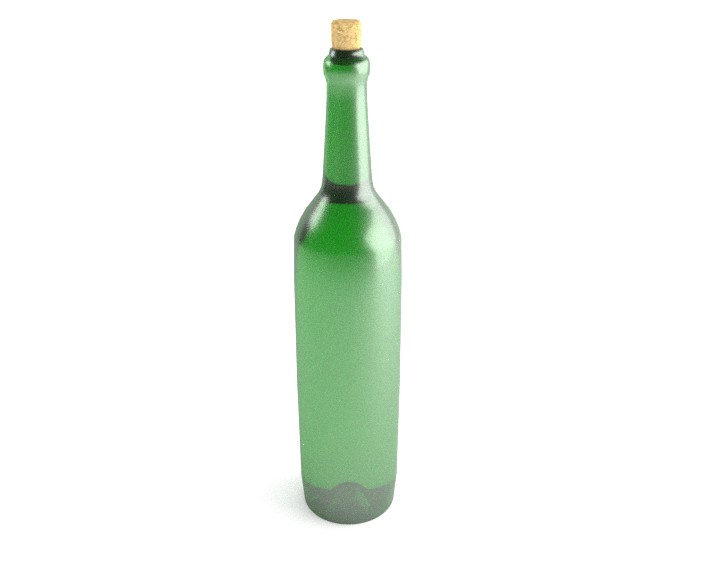 Wine Bottle (FREE) preview image 1